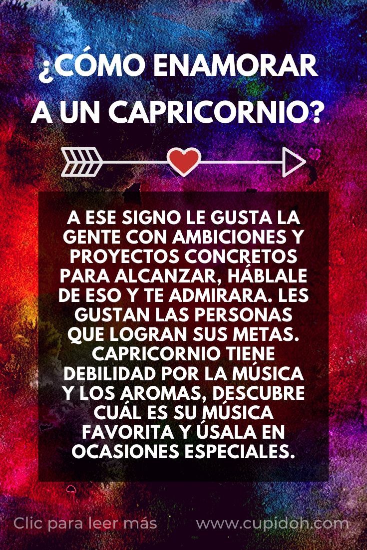 como enamorar a un capricornio